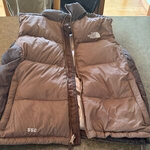 The North Face Chocolate Quilted Vest